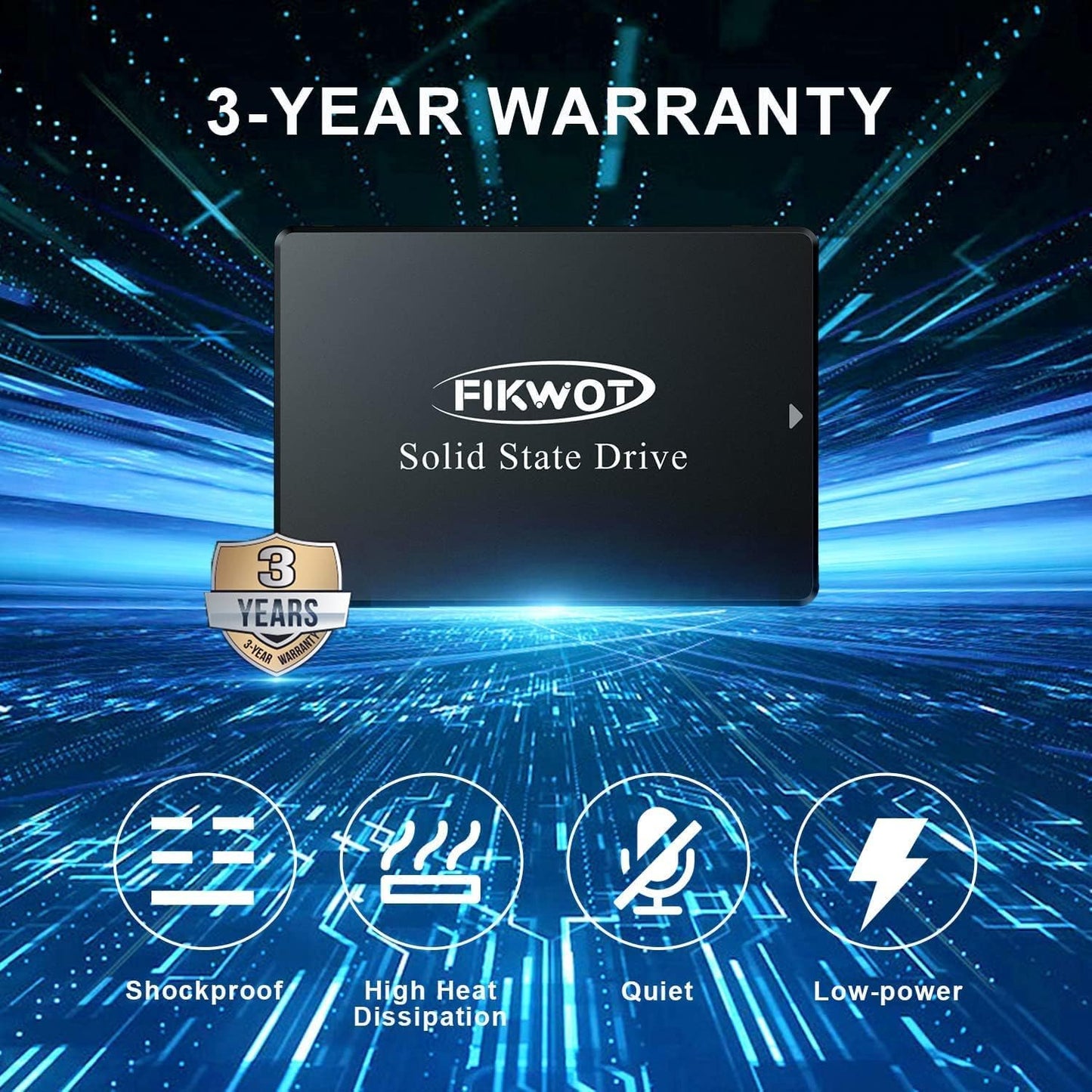 Fikwot FS810 2.5 Inch Internal SSD - SATA III 6Gb/s