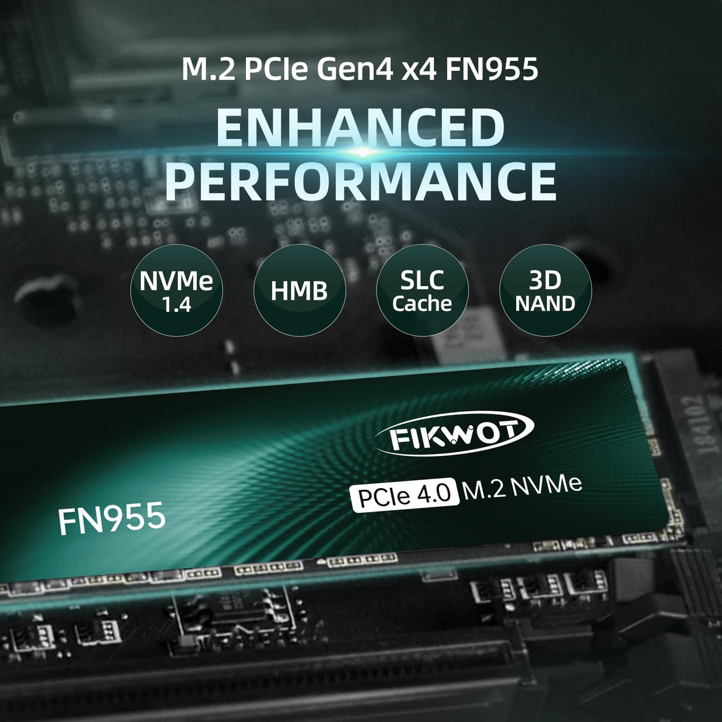 Fikwot FN955 M.2 2280 SSD PCIe Gen4 x4