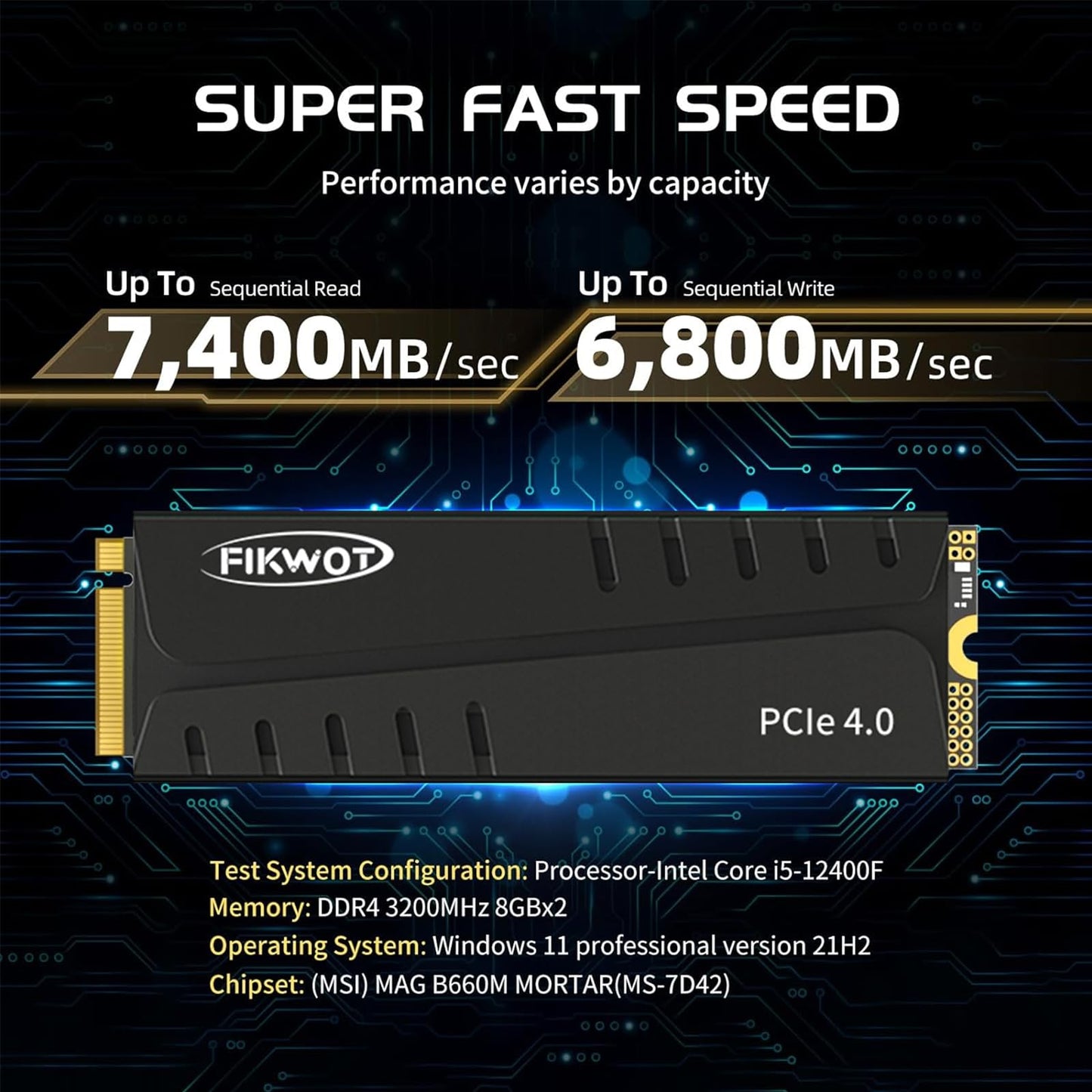 Fikwot FN970 M.2 2280 SSD PCIe Gen4 x4