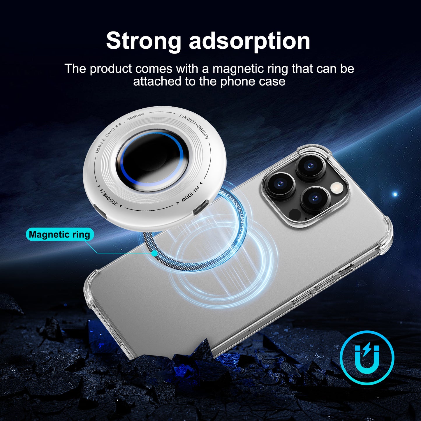 Fikwot FP108 Portable SSD USB 3.2 Gen2x2 20Gbps