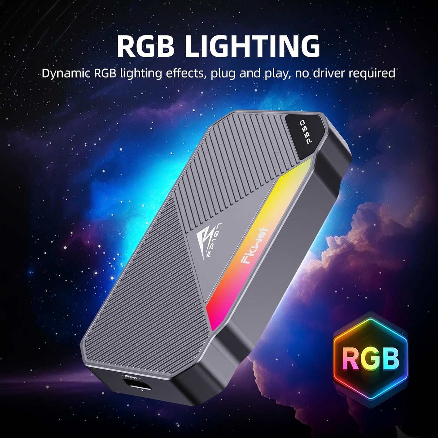 Fikwot FP107 Portable SSD USB 3.2 Gen2x2 20Gbps