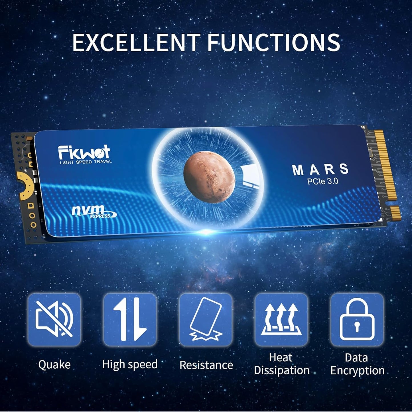 Fikwot FX550 M.2 2280 SSD PCIe Gen3.0 x4