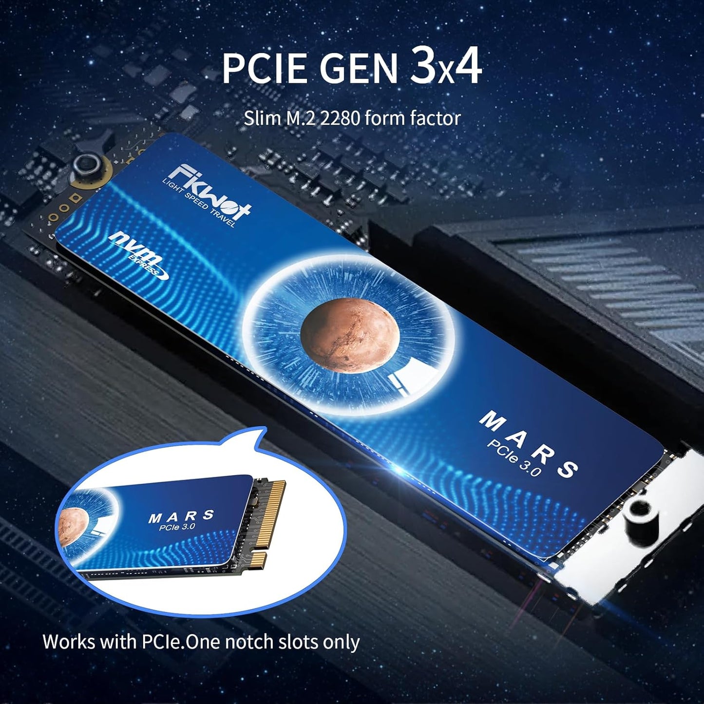 Fikwot FX550 M.2 2280 SSD PCIe Gen3.0 x4