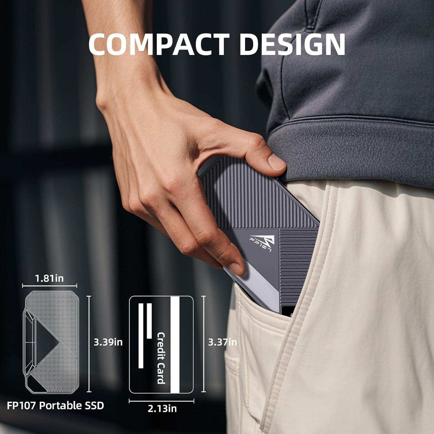 Fikwot FP107 Portable SSD USB 3.2 Gen2x2 20Gbps