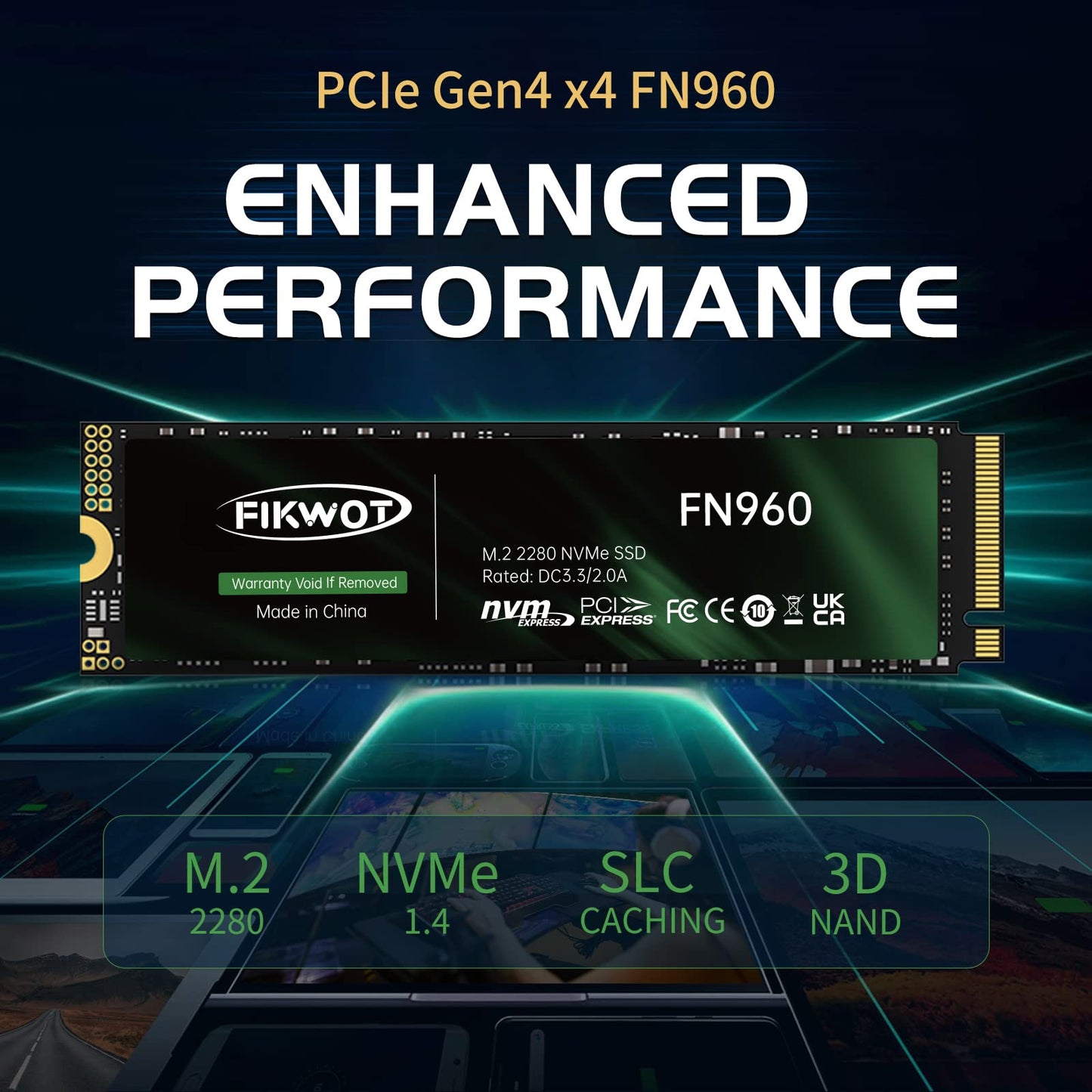 Fikwot FN960 M.2 2280 SSD PCIe Gen4 x4