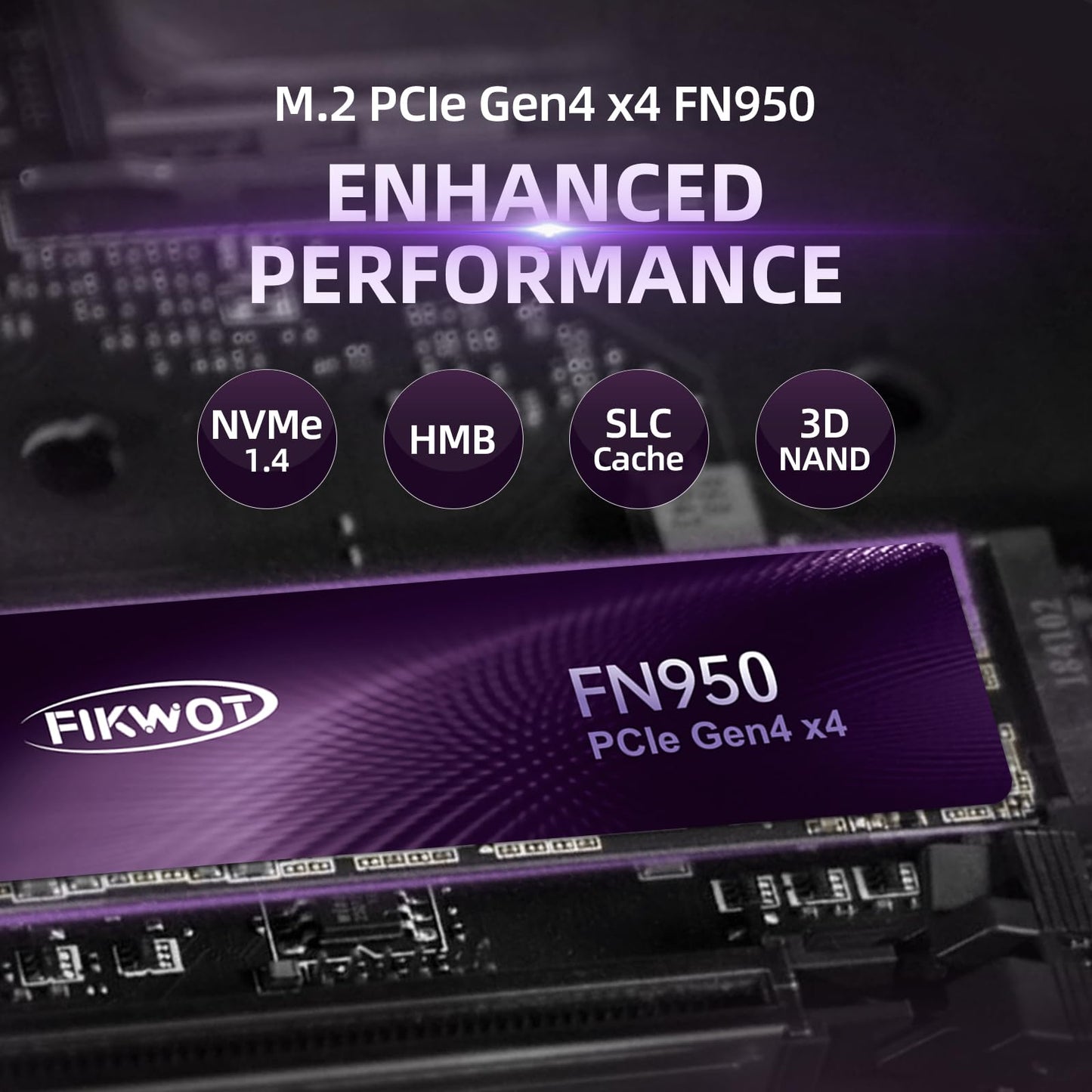 Fikwot FN950 M.2 2280 SSD PCIe Gen4 x4