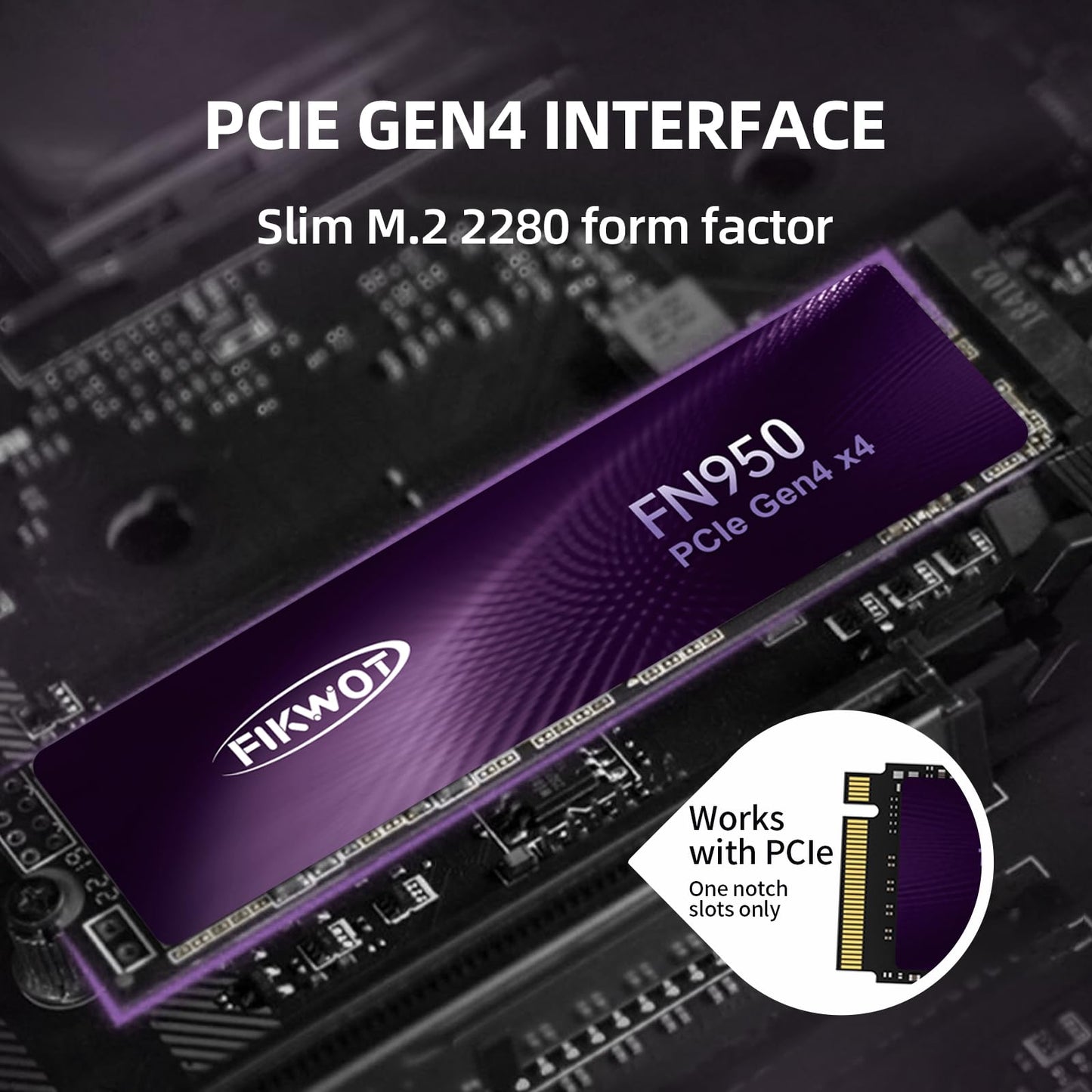 Fikwot FN950 M.2 2280 SSD PCIe Gen4 x4