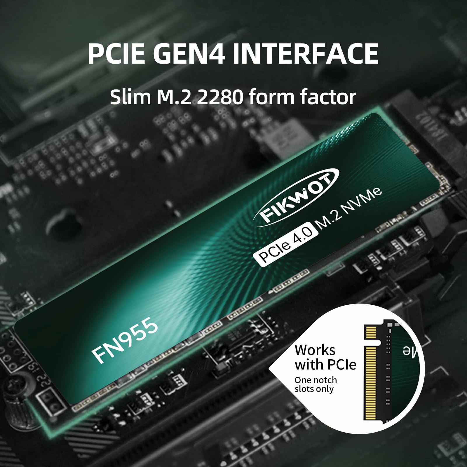 SSD M.2 PCIe Gen4 NVMe SSD 7300 Mo/s PS5 Rep iPhone Médoc option