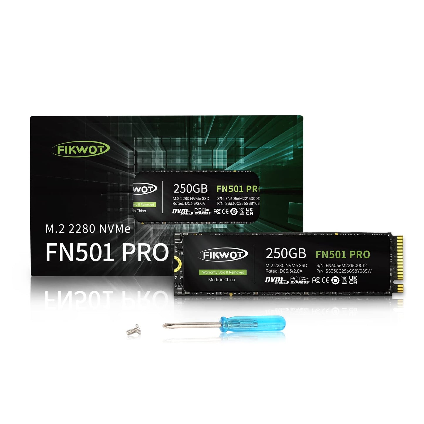 Fikwot FN501 Pro NVMe SSD - M.2 2280 PCIe Gen3 x4