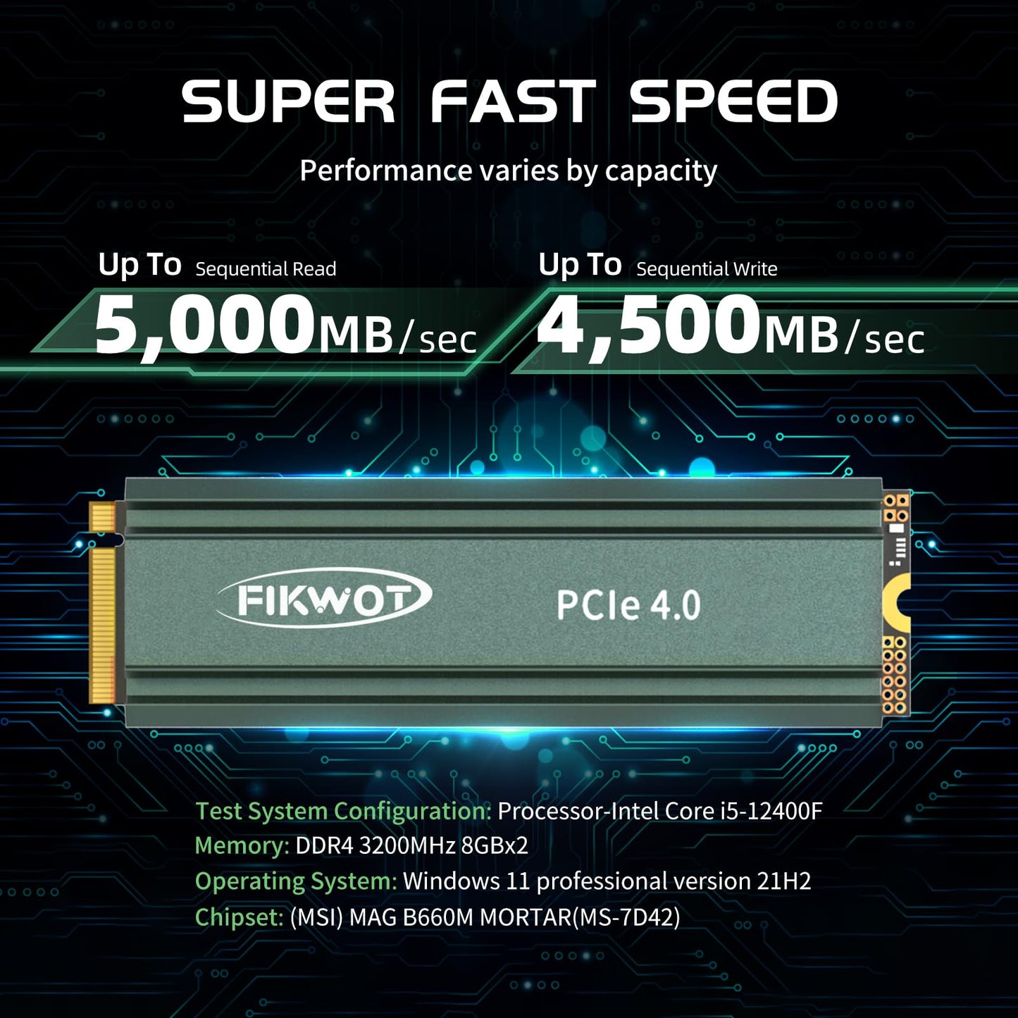 Fikwot FN960 M.2 2280 SSD  PCIe Gen4 x4